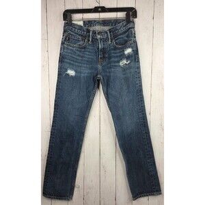 Abercrombie Kids Size 14 The A&F Skinny Blue Denim Jeans Youth EUC